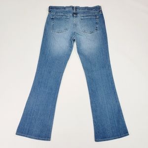 OLD NAVY ♡ Super Sweet Vintage Low Waist Boot Cut Stretch Blue Jeans 10 Long